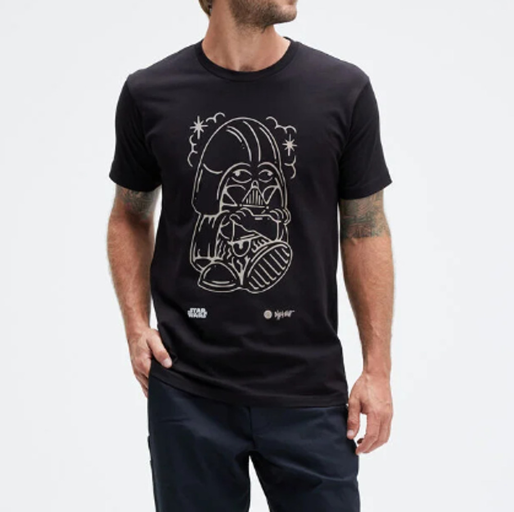 New ~ STANCE ~ 100% Cotton DJ Darth Short Sleeve Tee Size Large Star Wars